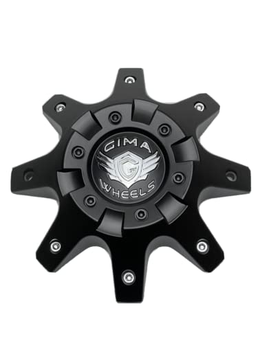 Gima Wheels Matte Black Wheel Center Cap CBGMB08-1P