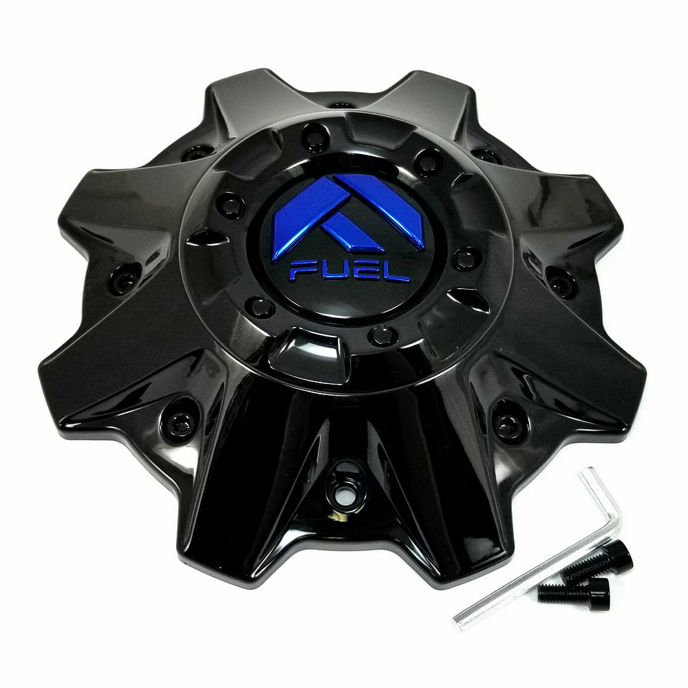 Fuel Off-Road 1001-83GBK Gloss Black Logo Wheel Center Cap