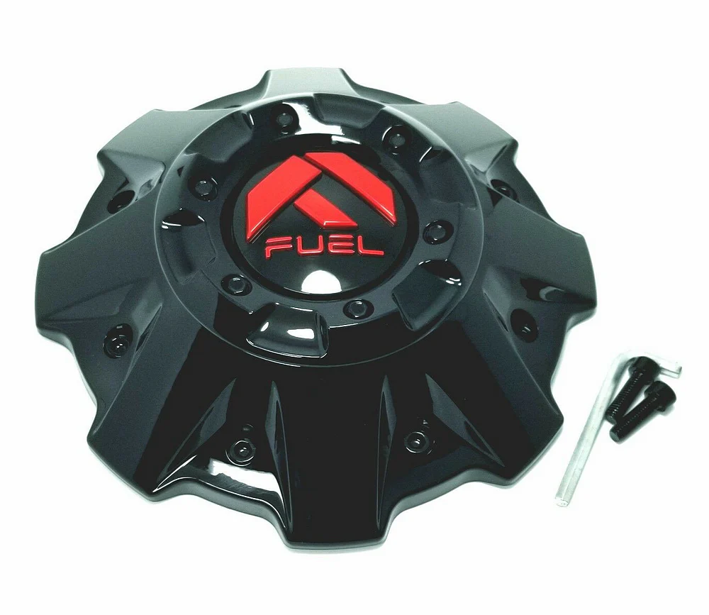 Fuel Off-Road 1003-37GBQ Gloss Black Logo Wheel Center Cap