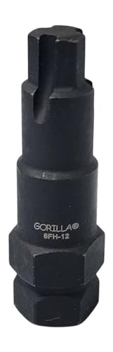 Gorilla Automotive 6FH-12 6FH 12 Hex Tech Key Lug Nut Removal Key