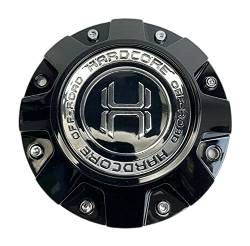 Hardcore Off-Road Gloss Black Wheel Center Cap CAP020-MD CAP020-MD-XG