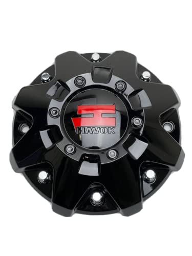Havok Gloss Black Wheel Center Cap CBH103-B1P CBH103-A1P