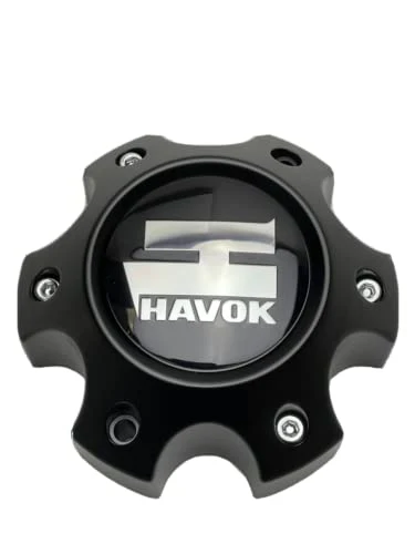 Havok Matte Black Wheel Center Cap CBH06-C1P