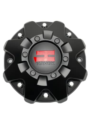 Havok Matte Black Wheel Center Cap CBH103-B1P CBH103-A1P