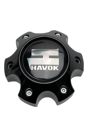 Havok Wheels Gloss Black Wheel Center Cap CBH06-C1P