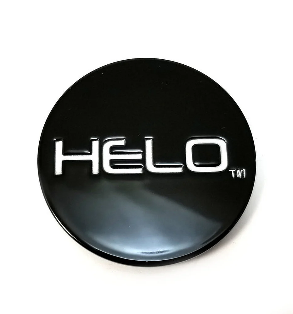 Helo 1513S01 Gloss Black Snap-In Wheel Center Cap