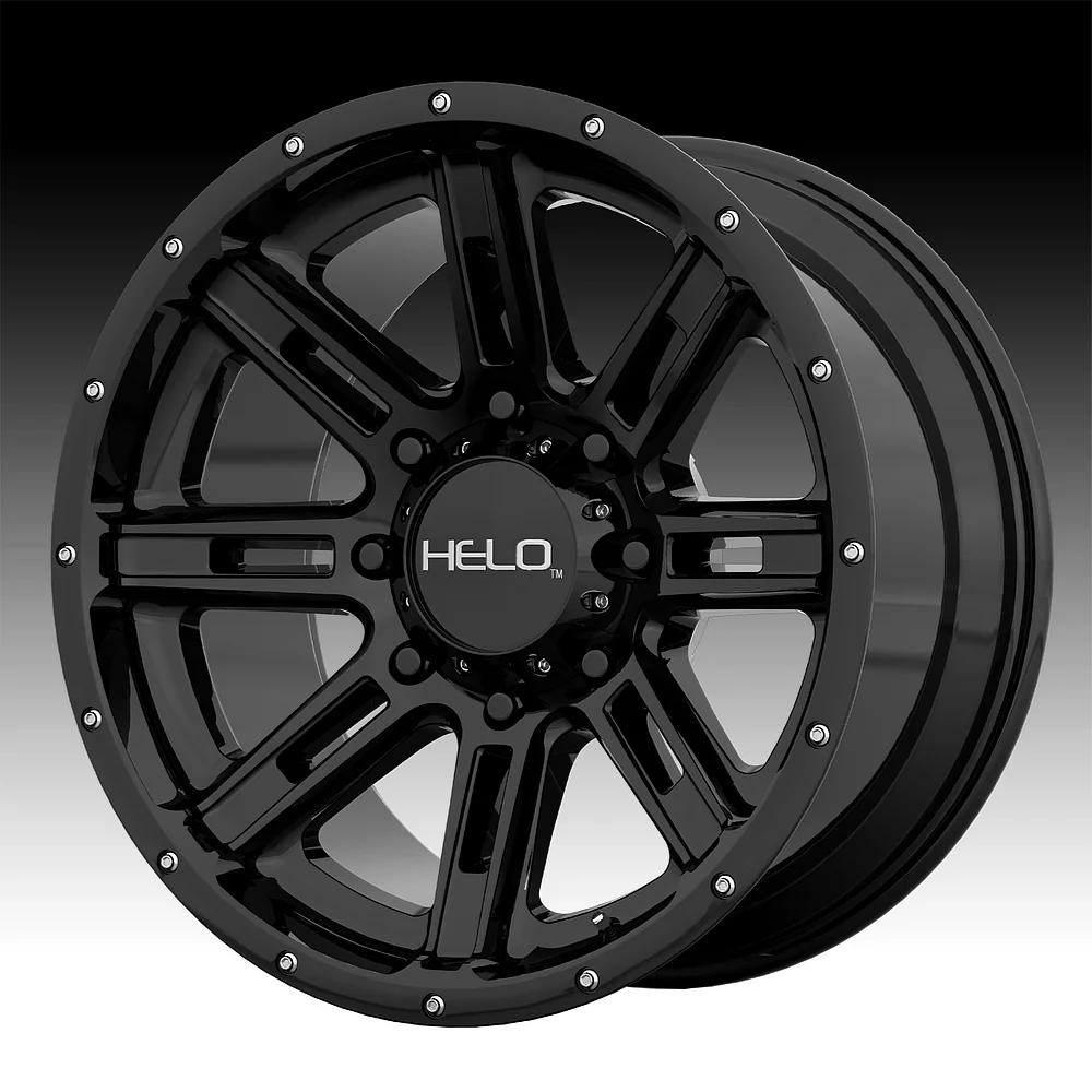 Helo 1079L121AHE1GB Gloss Black Wheel Center Cap – 6x4.5/120