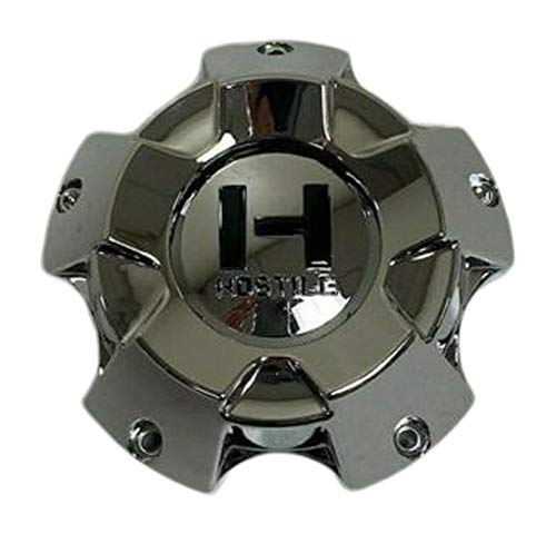 Hostile Wheels 5 Lug Chrome Wheel Center Cap HC-5002
