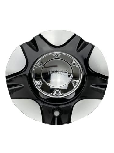 Incubus Alloys Black and Machined Wheel Center Cap EMR500-TRUCK EMR500-CAP-UP