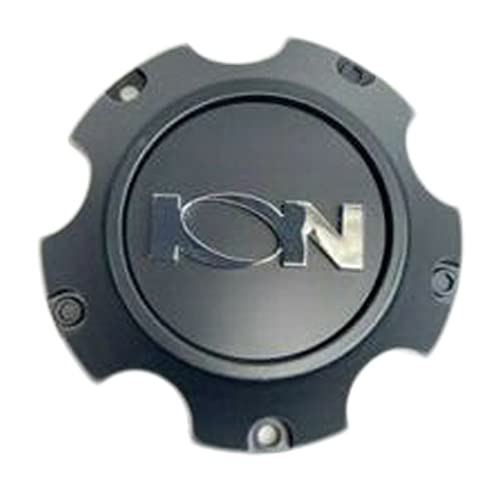Ion Alloy Matte Black Wheel Center Cap C10143MB01 C10143B01 12812090F-4