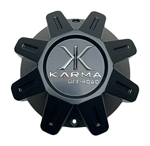 Karma Off-Road Matte Black Wheel Center Cap H268