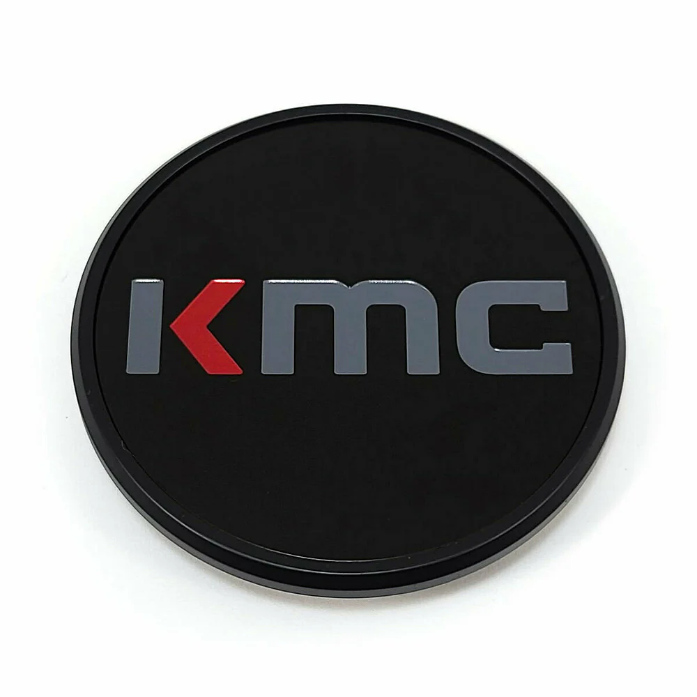 KMC KM-968-SB1 Satin Black Snap-In Wheel Center Cap