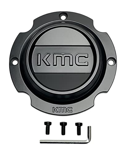 KMC Wheels KS2CAP44-SB UTV Satin Black Center Cap
