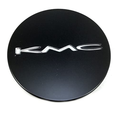 KMC Wheels Satin Black Center Cap 2-15/16" OD Snap Closed for 5/6 Lug KM690 KMC 5 KM984S01