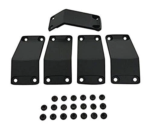 KMC XD Series Rockstar 2 811FIN29018ABS Black Wheel Inserts 20x9 Set of 5