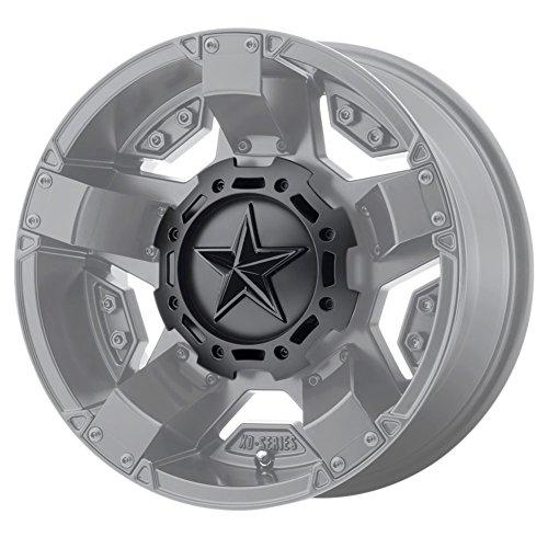 KMC XD Series Rockstar 3 827CAPMB-GB-1 T116L188 S1604-11 Matte Black Center Cap Gloss Black Star