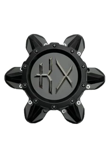 KX Off-Road Matte Black 8 Lug Wheel Center Cap CKX03-3MB CKX03-3MB-CAP-SG