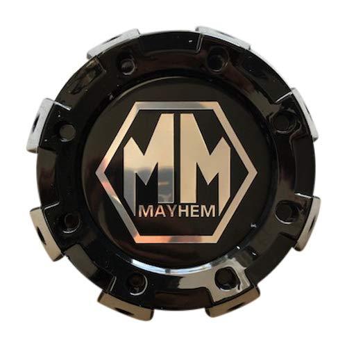 Mayhem Wheels 8101 Monstir Dually C108101B01-R 813220825F-2 Gloss Black Rear Center Cap