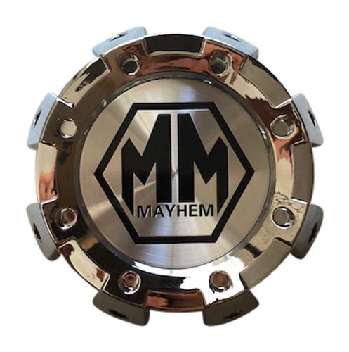 Mayhem Wheels 8101 Monstir Dually C108101C01-R 813220825F-4 Chrome Rear Center Cap