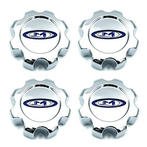 Moto Metal 4 Pack 954 Chrome Wheel Rim Snap in Center Cap for 8 Lug 954K168 S504-05