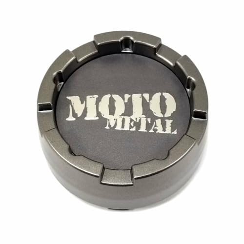 Moto Metal MO983 Wheel Center Cap Snap in Satin Gray MO983CAPB1-SG