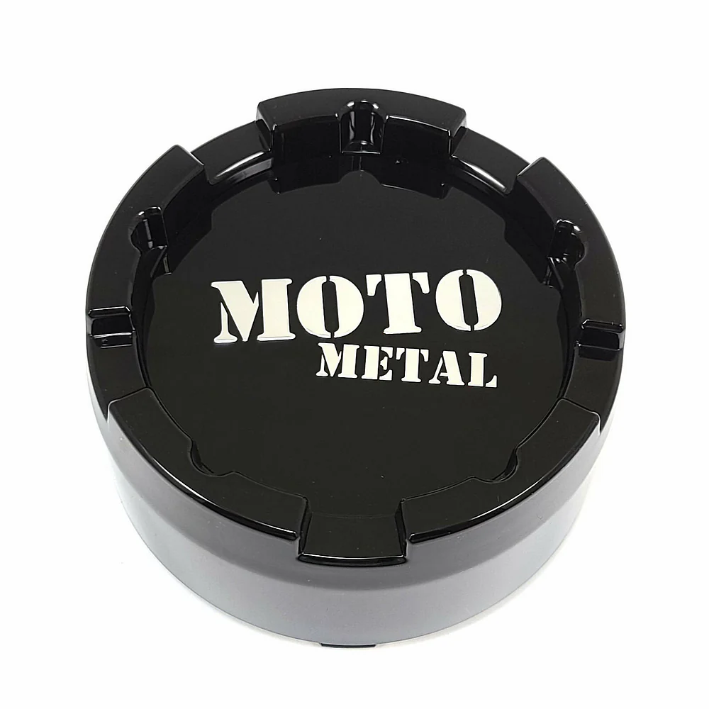 Moto Metal MO983CAPB3-GB Gloss Black Snap-In Wheel Center Cap – 8 Lug