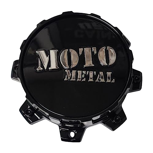 Moto Metal T805L170-8-H53-S1 Gloss Black and Chrome Center Cap 8 Lug
