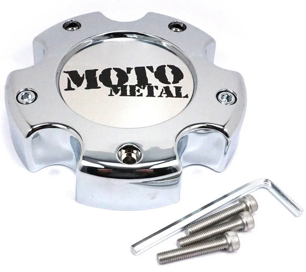 Moto Metal 845L1451R Chrome Logo Wheel Center Cap – 5x5.5