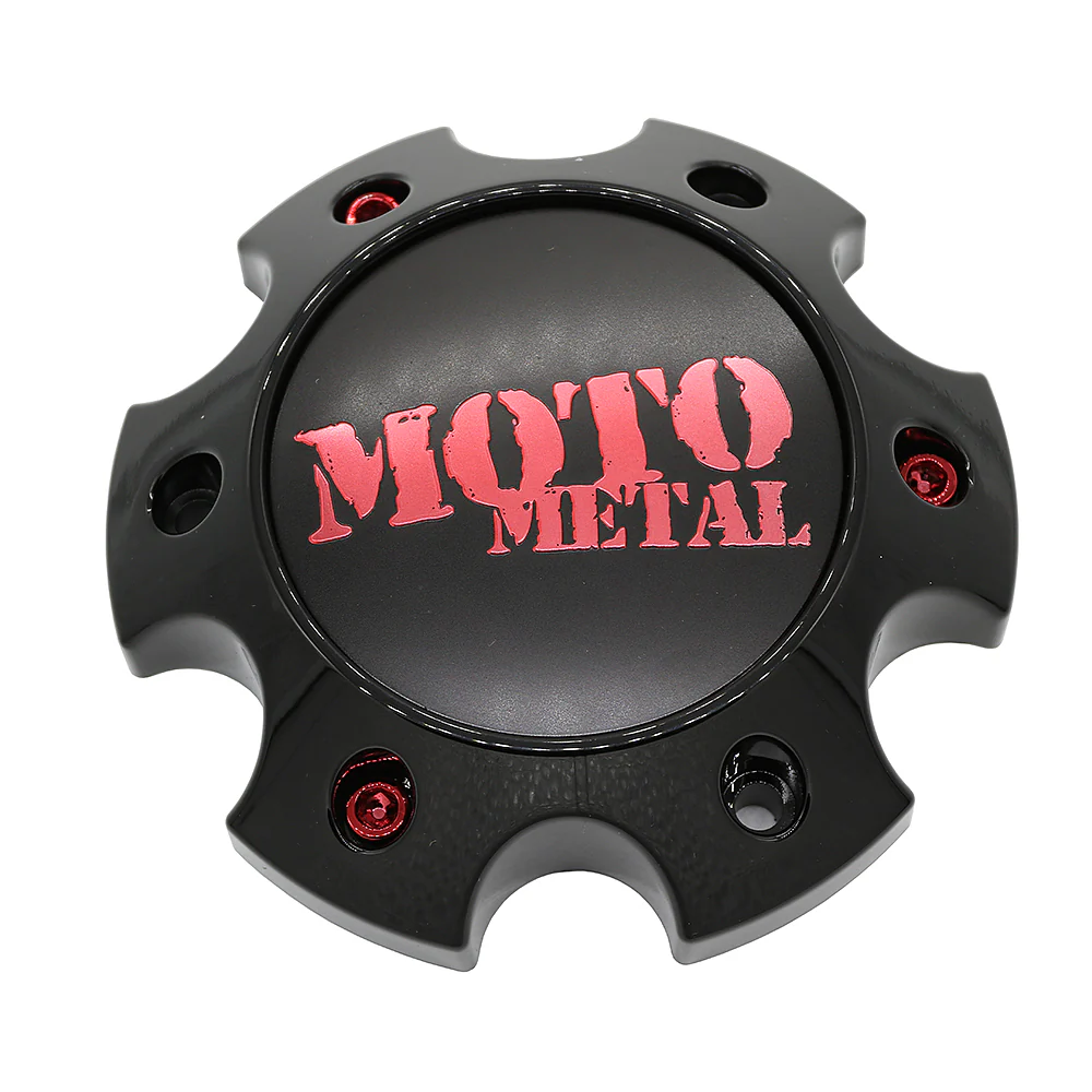 Moto Metal 1079L140SGBMO1RC Red Wheel Center Cap – 6x135
