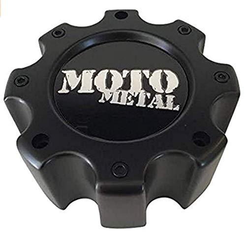 Moto Metal Wheels HE835B8165-AA LG0703-20 MO909B8165YB Matte Black Center Cap