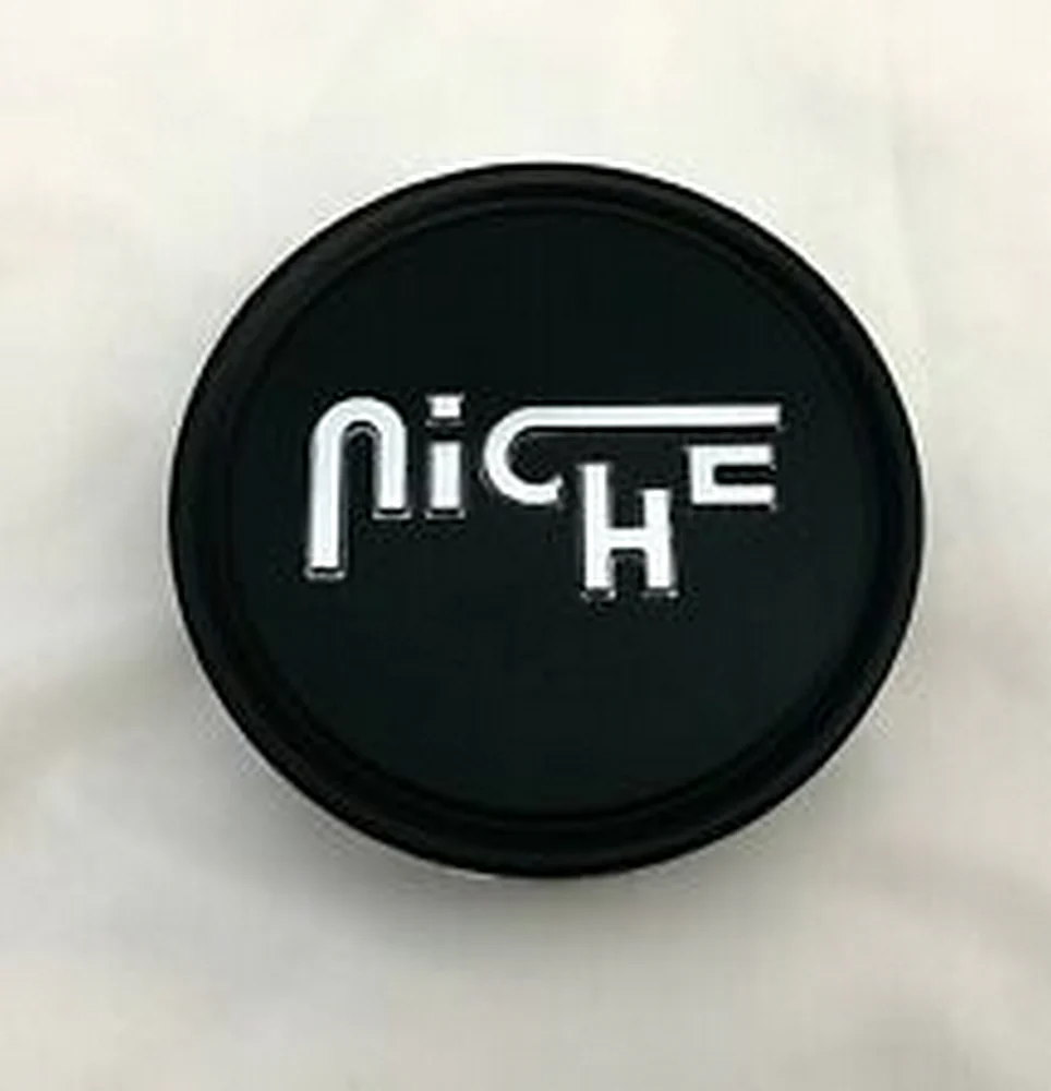 Niche 1003-24FBS Silver Logo Wheel Center Cap
