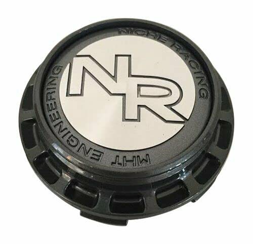 Niche Racing 1002-23 Cap M-777 Gun Metal Snap in Center Cap