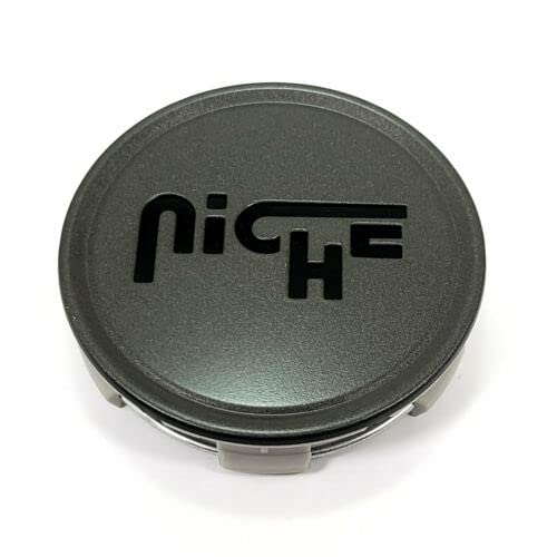 Niche Wheels 1003-24CL Charcoal with Black Logo Center Cap 1003-24