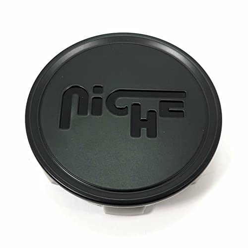 Niche Wheels 1003-24MBL Black Center Cap 2.95 Inch 5 or 6 Lug M248 Misano M249 Gamma M164 Anzio