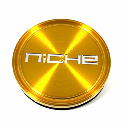Niche Wheels 1005-12CGLM Candy Gold Center Cap with Milled Logo