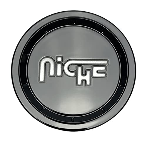 Niche Wheels 1005-24-05GBS Gloss Black with Silver Logo Center Cap