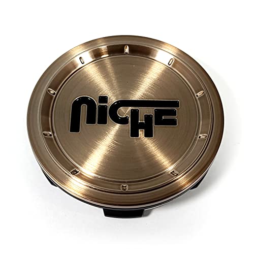 Niche Wheels 1005-24-05PBRB Bronze Center Cap with Black Logo