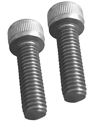Pair of Replacement Screws for Fuel Wheels Black Center Cap Cap 1001-63-B