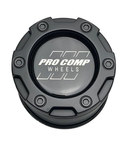 Pro Comp Satin Black Push Thru Wheel Center Cap 502942502-CAP JF023-2 S1307-12