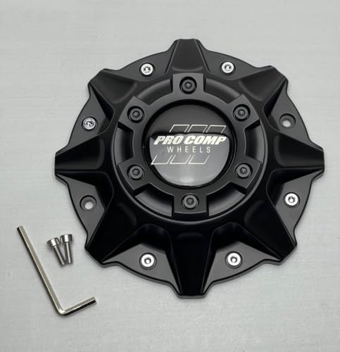 Pro Comp Satin Black Wheel Center Cap with Screws 504256842 42-Cap-XG 42-Cap-SG