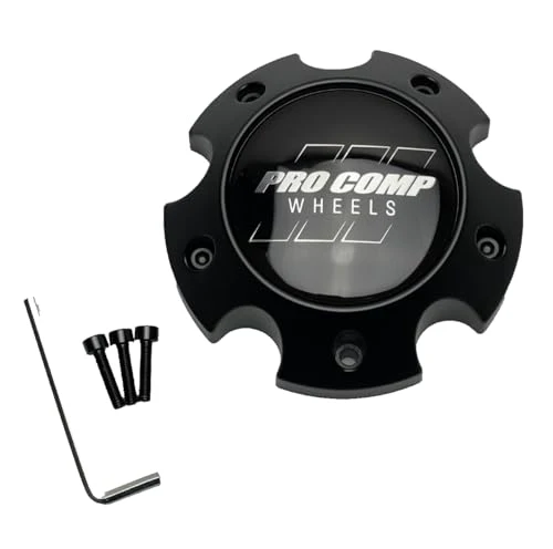 Pro Comp Satin Black Wheel Center Cap with Screws 513955502 513955502-2