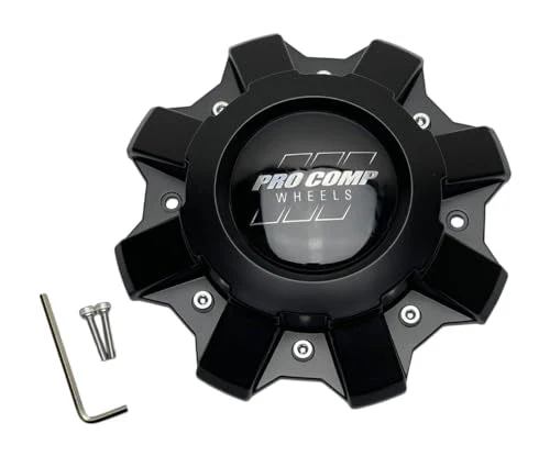 Pro Comp Satin Black Wheel Center Cap with Screws 517256802 CAP5365 CAP5365-U4B
