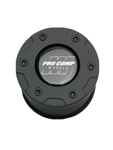 Pro Comp Wheels Matte Black Push Thru Wheel Center Cap 7425041 7425141