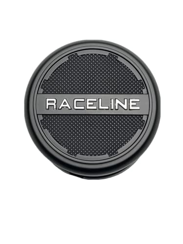 Raceline Matte Black Push Thru Wheel Center Cap C363T108F