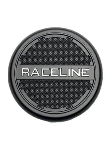 Raceline Matte Black Push Thru Wheel Center Cap C363T124F