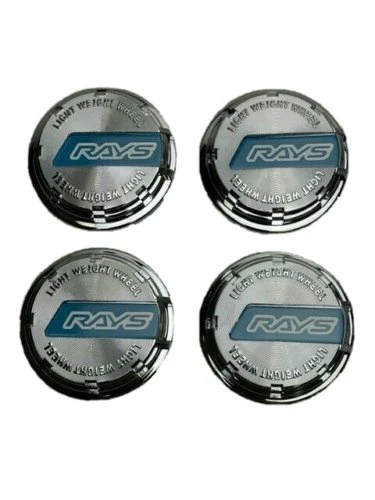 Rays Gram Lights Chrome Snap In Wheel Center Cap 4 Pack QC910-1