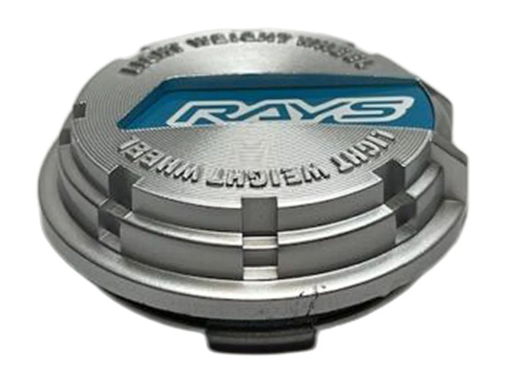 Rays Gram Lights Silver Snap In Wheel Center Cap 4 Pack QC910-1 - Image 2