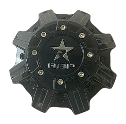 RBP Wheels CAP8040A-6-4-B C894-6-4 Gloss Black Wheel Center Cap