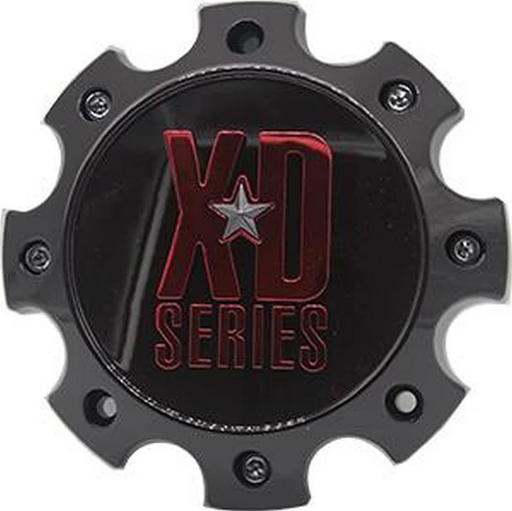 XD 1079L170SGB-H42RC Red Wheel Center Cap – 8 Lug