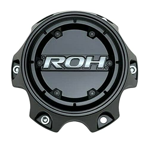 ROH Matte Black Wheel Center Cap CBR0H06-1P